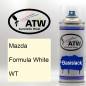 Preview: Mazda, Formula White, WT: 400ml Sprühdose, von ATW Autoteile West.